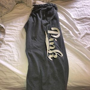 Grey sweatpants from PINK